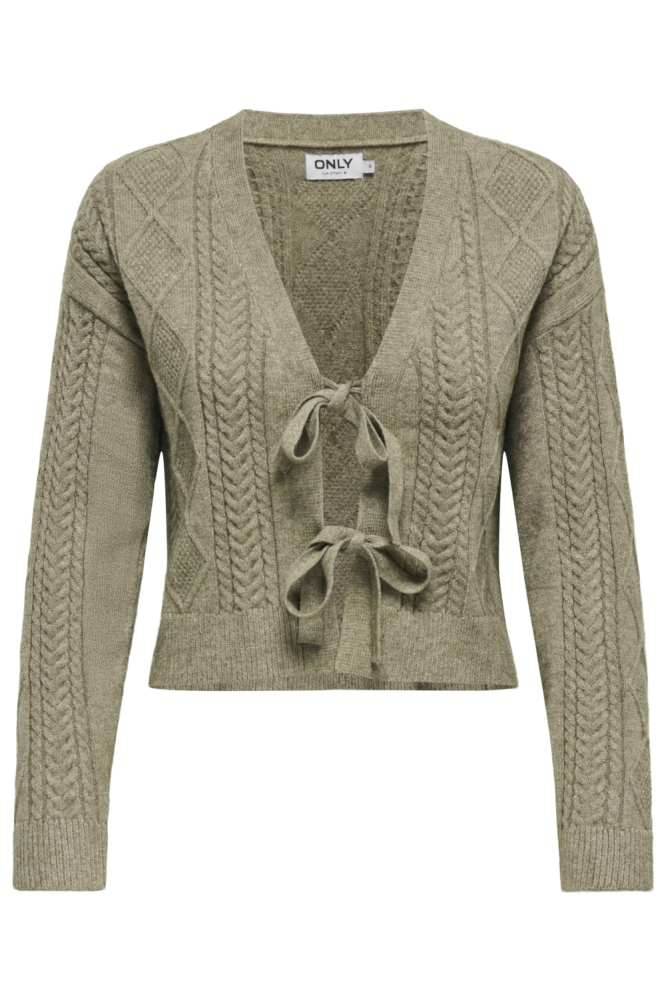 ONLFIA LIFE LS STRING CARDIGAN KNT 15322412 CUB/ W. MELANGE